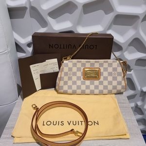 Louis Vuitton Damier Azur Eva Clutch